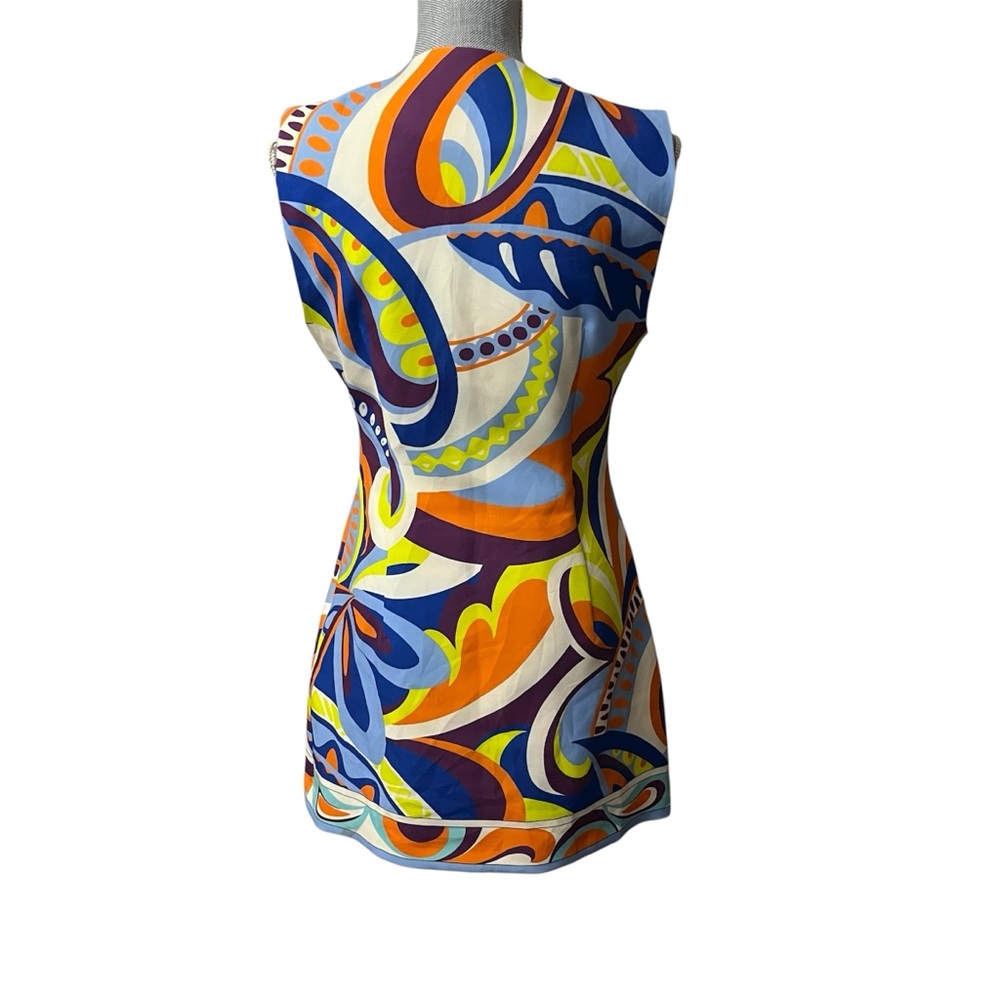 Zara Multicolor Abstract Mini Dress - Picture 7 of 9